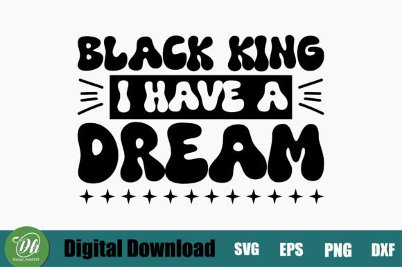 Black King I Have a Dream Retro Svg Review