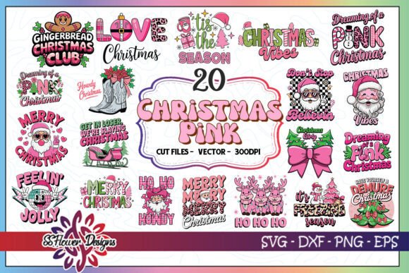 Christmas Pink SVG Bundle Review