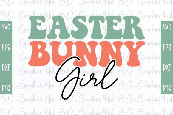 Easter Bunny Girl Retro SVG Review
