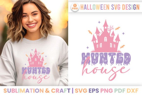 Halloween Sublimation Hunted House SVG Review