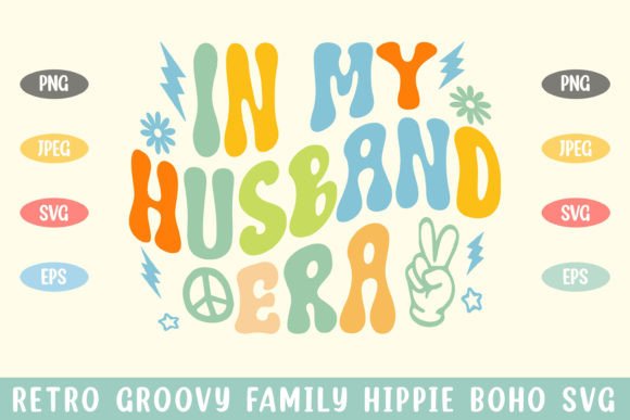 In Husband Era Groovy Hippie Boho Svg Review