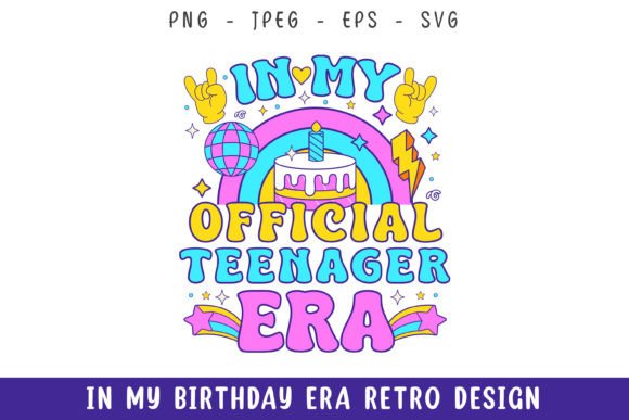 In My Teenager Era Groovy Retro Design Review