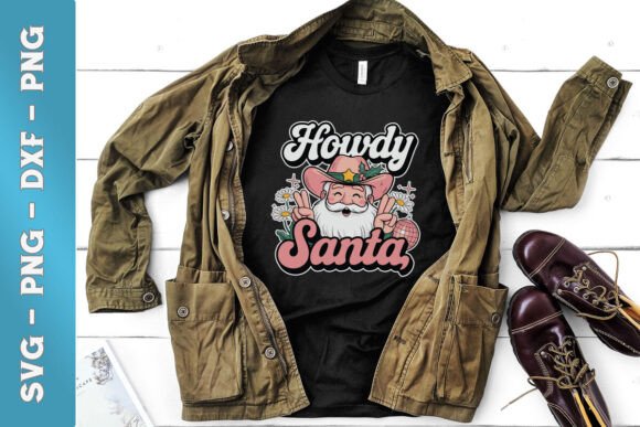 Western Howdy Xmas Retro SVG Review